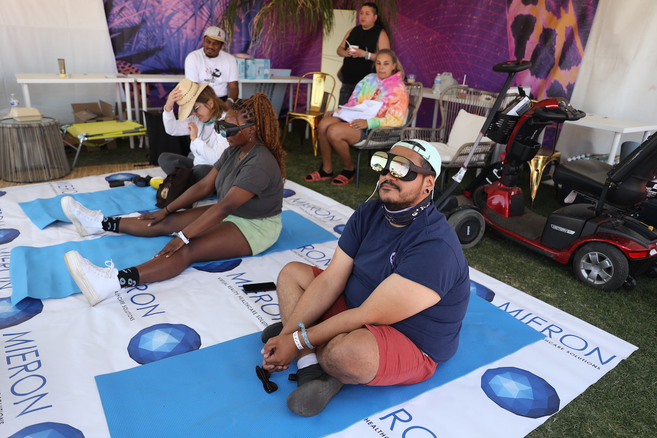 Mieron Brings Health and Wellness in VR to the Accessible+ Initiative at Coachella